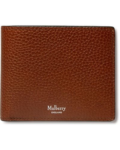 Mulberry Full-grain Leather Billfold Wallet - Brown