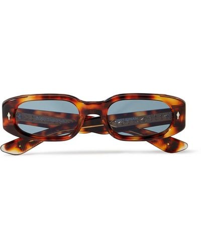Jacques Marie Mage Umit Benan Hulya Oval-frame Tortoiseshell Acetate Sunglasses - Multicolor