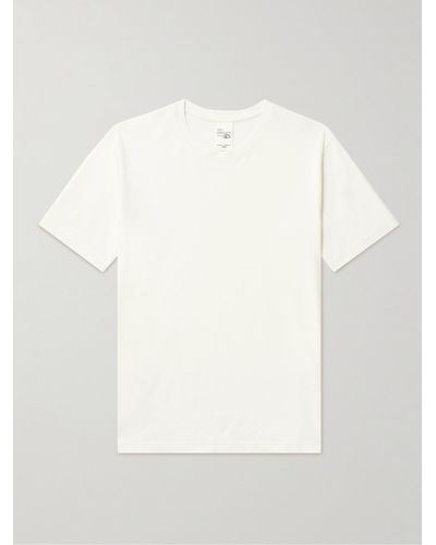 Nudie Jeans Uno Everyday T-Shirt aus Baumwoll-Jersey - Weiß