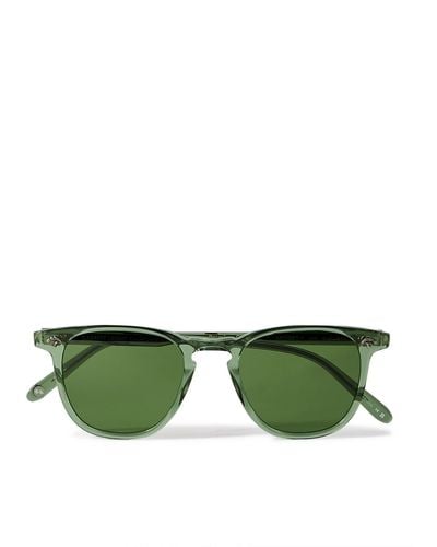 Garrett Leight Brooks Ii Square-frame Acetate Sunglasses - Green