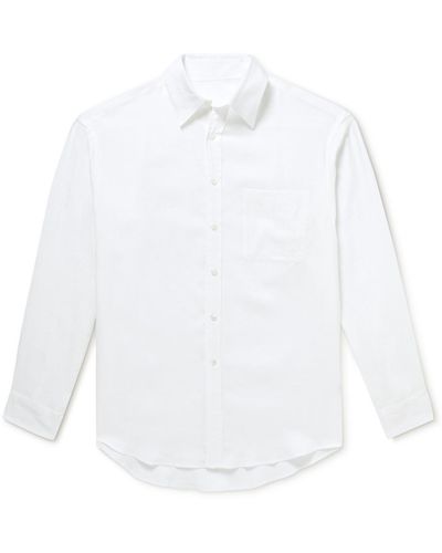 Anderson & Sheppard Linen Shirt - White