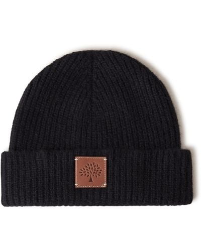 Mulberry Solid Beanie - Black