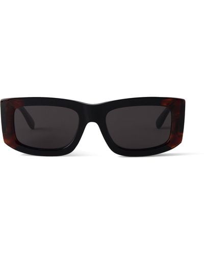 Mulberry Noah Sunglasses In Black And Havana Bio-acetate