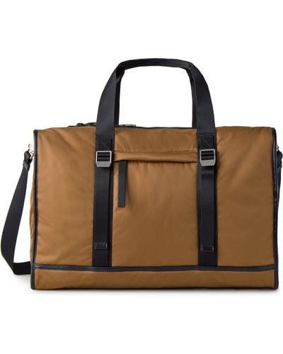 Mulberry Performance Travel Holdall In Tobacco Brown Padded Nylon