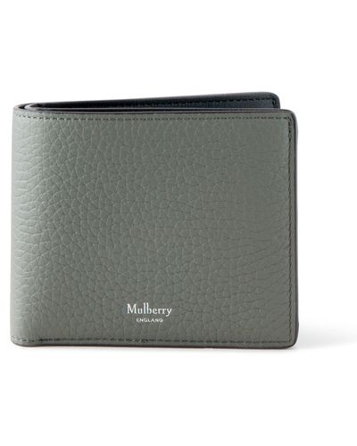 Mulberry 8 Card Wallet In Uniform Heavy Grain - Multicolor