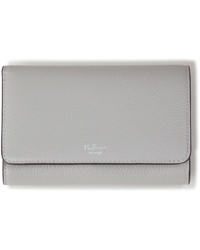Mulberry Medium Continental French Purse - Gray
