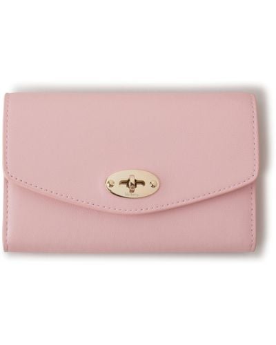 Mulberry Medium Darley Wallet - Pink