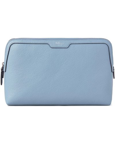Mulberry Medium Cosmetic Pouch - Blue