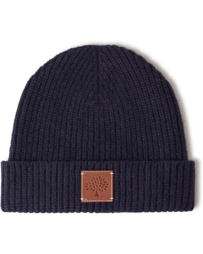 Mulberry Solid Beanie - Blue