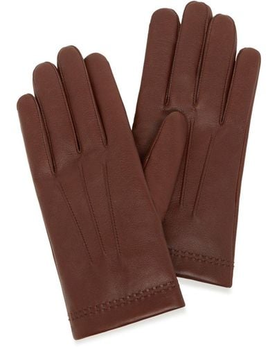 Mulberry Soft Nappa Gloves - Brown