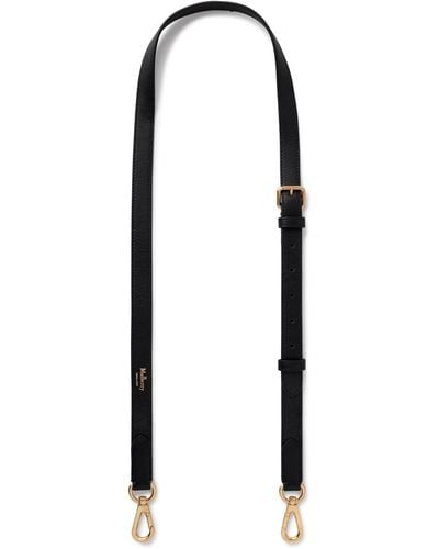Mulberry Thin Leather Strap - Black