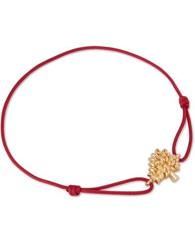 Mulberry Tree Cord Bracelet - Red