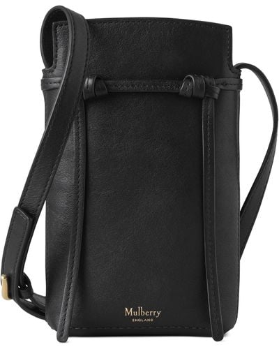Mulberry Clovelly Phone Pouch - Black