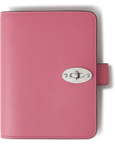 Mulberry Postman's Lock Pocket Book - Pink