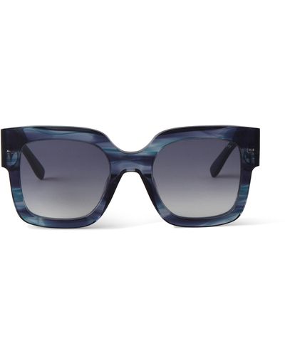 Mulberry Sadie Sunglasses In Sapphire Bio-acetate - Blue