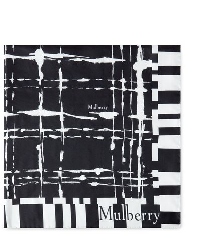 Mulberry Fragmented Square - Black
