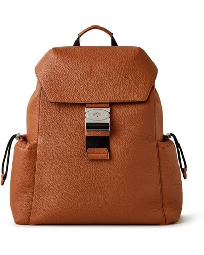 Mulberry Utility Postman's Buckle Backpack - Brown