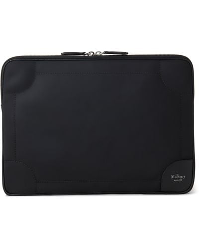 Mulberry Nylon Laptop Sleeve - Black