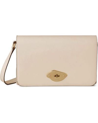 Mulberry Lana Wallet On Strap - Natural