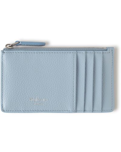Mulberry Continental Zipped Long Card Holder - Blue