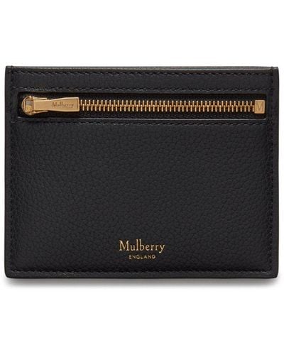 Mulberry Zipped Credit Card Holder - Black