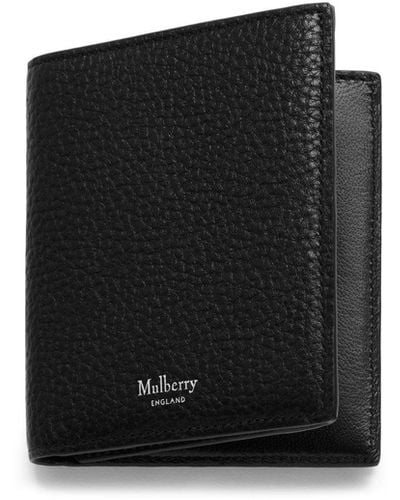 Mulberry 8 Card Leather Wallet - Black