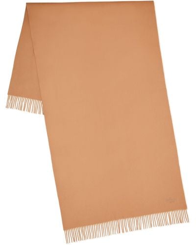 Mulberry Solid Merino Wool Scarf - Natural