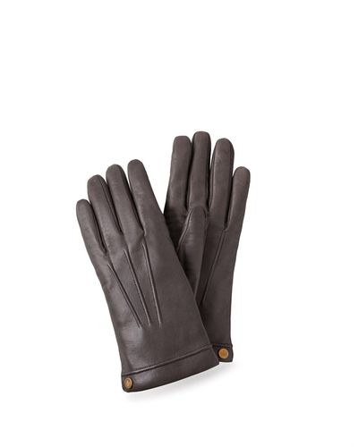 Mulberry Soft Nappa Gloves - Gray