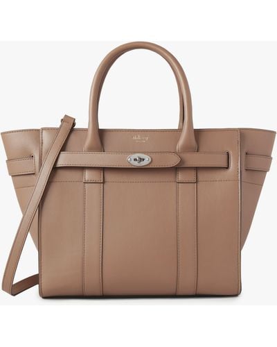 Mulberry Small Zipped Bayswater - Brown