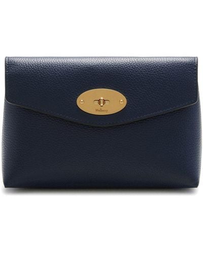 Mulberry Darley Cosmetic Pouch - Blue