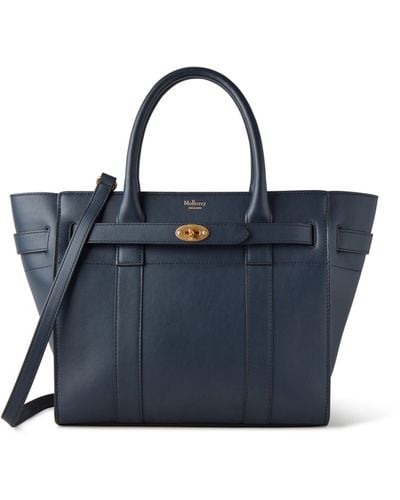 Mulberry Small Zipped Bayswater - Blue