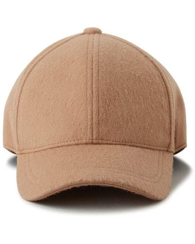 Mulberry Wool Baseball Cap - Natural