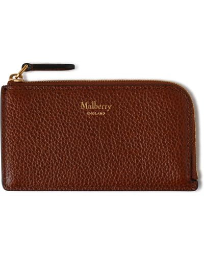 Mulberry Continental Key Pouch - Brown
