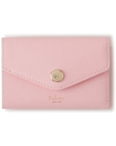 Mulberry Folded Multi-card Wallet - Pink