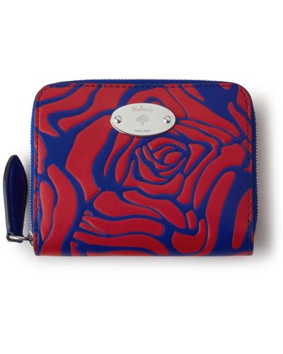 Mulberry Plaque Small Zip Coin Pouch