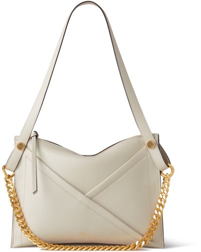 Mulberry M Zipped In Chalk Silky Calf - Grey