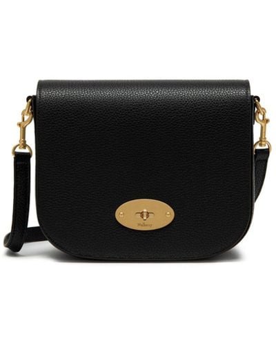 Mulberry Womens Black Darley Small Leather Satchel Bag