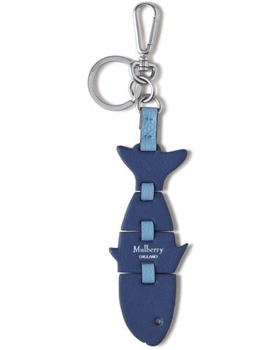 Mulberry Puzzle Keyring - Blue