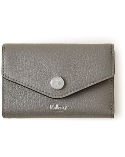 Mulberry Folded Multi-card Wallet - Gray