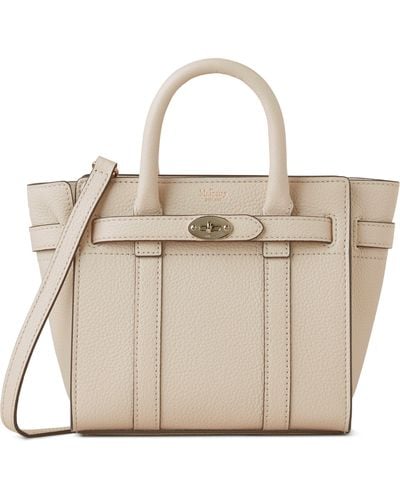 Mulberry Micro Zipped Bayswater - Natural