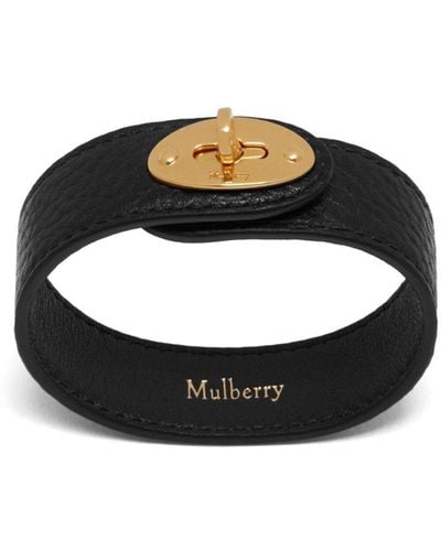 Mulberry Bayswater Leather Bracelet - Black