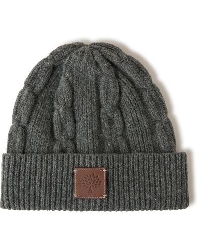 Mulberry Softie Chain Cable Beanie - Gray