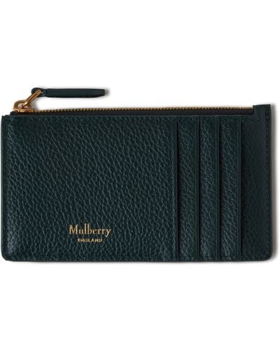 Mulberry Continental Zipped Long Card Holder - Black