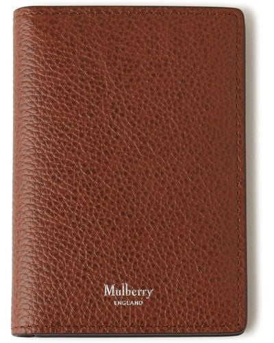 Mulberry Heritage Vertical Card Wallet - Brown