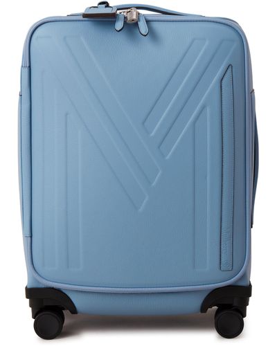 Mulberry Leather 4 Wheel Suitcase Holdalls - Blue