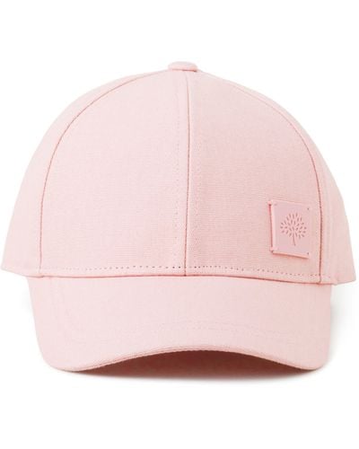 Mulberry Solid Baseball Cap - Pink