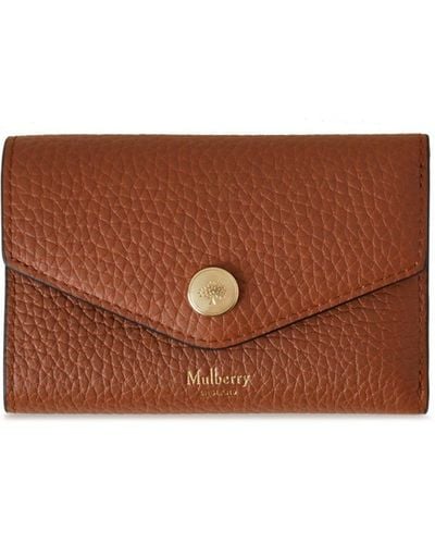 Mulberry Folded Multi-card Wallet - Brown