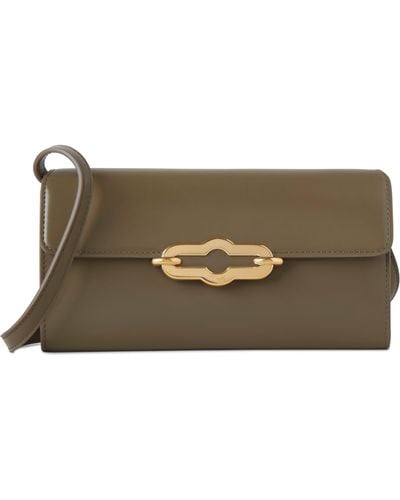 Mulberry Pimlico Wallet On Strap - Green