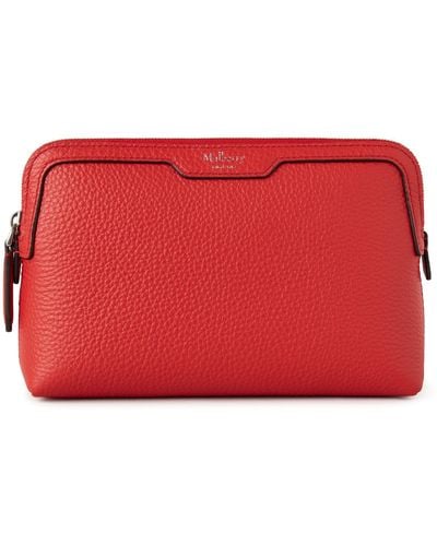 Mulberry Small Cosmetic Pouch - Red
