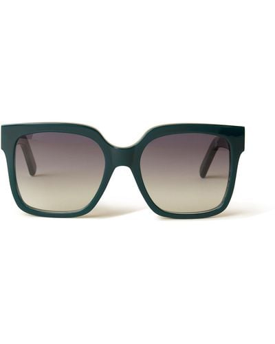 Mulberry Portobello Sunglasses In Green Bio-acetate - Brown